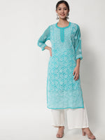Load image into Gallery viewer, Zara Georgette Chikankari Kurta