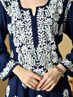Load image into Gallery viewer, Daniya Modal Chikankari Kurti Set - The Lucknowi Chikan