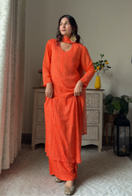 Load image into Gallery viewer, Nagma Premium Chikankari Mukaish Viscose Set