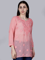 Load image into Gallery viewer, Dori Viscose 3D Chikankari Kurti - The Lucknowi Chikan