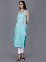 Load image into Gallery viewer, Nayab Strappy Ombre Chikankari Kurti