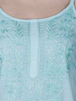 Load image into Gallery viewer, Nayab Strappy Ombre Chikankari Kurti