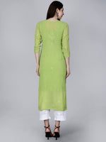 Load image into Gallery viewer, Noorie Premium Straight Chikankari Kurti - The Lucknowi Chikan