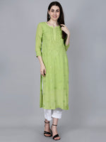 Load image into Gallery viewer, Noorie Premium Straight Chikankari Kurti - The Lucknowi Chikan