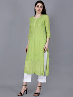 Load image into Gallery viewer, Noorie Premium Straight Chikankari Kurti - The Lucknowi Chikan