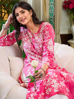 Load image into Gallery viewer, Zainab Chikankari Mulmul Straight Kurti