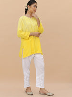 Load image into Gallery viewer, Vibha Ombre Chikankari Short Top