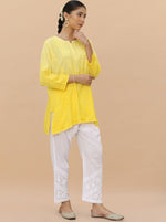 Load image into Gallery viewer, Vibha Ombre Chikankari Short Top