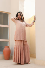 Load image into Gallery viewer, Sajni Premium Viscose Gharara Set - The Lucknowi Chikan