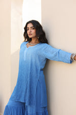 Load image into Gallery viewer, Sajni Premium Viscose Gharara Set - The Lucknowi Chikan