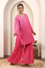 Load image into Gallery viewer, Anushka Styled Sharara Set - The Lucknowi Chikan