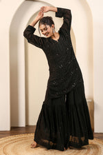 Load image into Gallery viewer, Anushka Styled Sharara Set - The Lucknowi Chikan