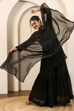 Load image into Gallery viewer, Anushka Styled Sharara Set - The Lucknowi Chikan