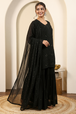 Load image into Gallery viewer, Anushka Styled Sharara Set - The Lucknowi Chikan