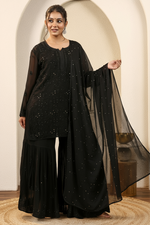 Load image into Gallery viewer, Anushka Styled Sharara Set - The Lucknowi Chikan