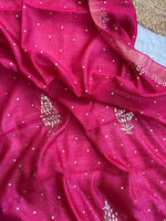 Load image into Gallery viewer, Kanakchandni Tusser Silk Kamdani Saree