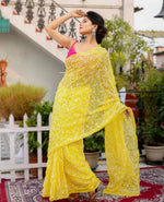 Load image into Gallery viewer, Tepchi Chikankari Sarees