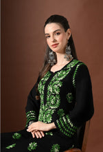 Load image into Gallery viewer, Mahira Rayon Duel Thread Chikankari Kurti