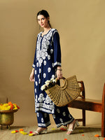 Load image into Gallery viewer, Daniya Modal Chikankari Kurti Set - The Lucknowi Chikan