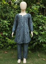 Load image into Gallery viewer, Lado Chanderi Kids Co-ord Set