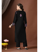 Load image into Gallery viewer, Mahira Rayon Duel Thread Chikankari Kurti