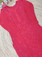 Load image into Gallery viewer, Gulposh Rose Pannel Viscose Kurti