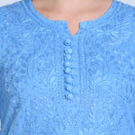 Load image into Gallery viewer, Isha Chrochet Dobby Chikankari Kurti Set