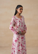Load image into Gallery viewer, Aadat Mulmul Straight Chikankari Kurti - The Lucknowi Chikan