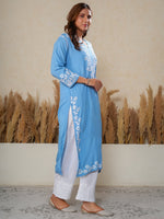 Load image into Gallery viewer, Haseena Rayon Chikankari Kurti