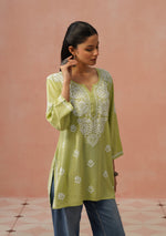 Load image into Gallery viewer, Jiva Rayon Short Kurti