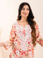 Load image into Gallery viewer, Maira Floral Chikankari Mulmul Co-ord Sets