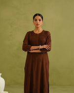 Load image into Gallery viewer, Malhar Rayon Chikankari Kurti Set