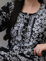 Load image into Gallery viewer, Chhaya Mul Chikankari Kurti Set