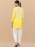 Load image into Gallery viewer, Vibha Ombre Chikankari Short Top