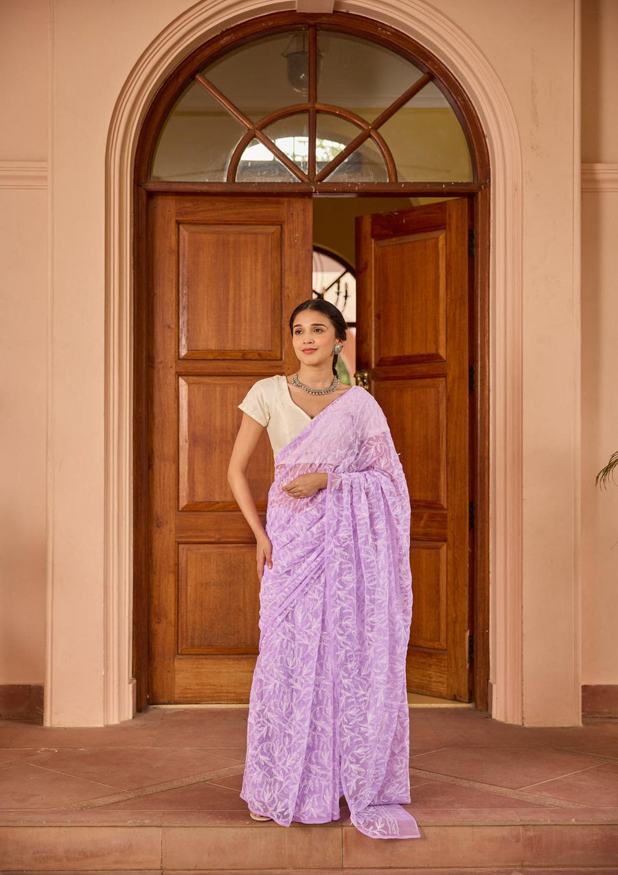 Tepchi Chikankari Sarees