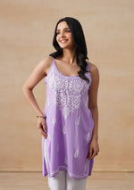 Load image into Gallery viewer, Mahiya Strappy Chikankari Kurti