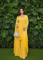 Load image into Gallery viewer, Anushka Styled Sharara Set - The Lucknowi Chikan