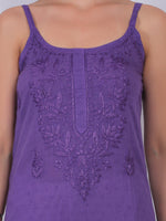 Load image into Gallery viewer, Nayab Strappy Ombre Chikankari Kurti