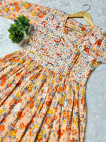 Load image into Gallery viewer, Gulfam Side Choli Mul Mul Gown