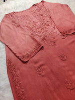 Load image into Gallery viewer, Riva Ombre Chikankari Kurti