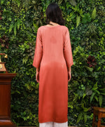 Load image into Gallery viewer, Riva Ombre Chikankari Kurti