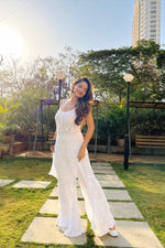 Load image into Gallery viewer, Anushka Styled Western Chikankari Kurta & Gharara Set