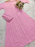 Load image into Gallery viewer, Nora Premium Chikankari Heavy Anarkali & Dupatta