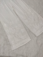 Load image into Gallery viewer, Modal Cotton Chikankari Pallazo