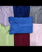 Load image into Gallery viewer, Bakhiya Chanderi Shraddha Kapoor Styled Chikankari Kurti