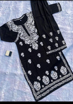 Load image into Gallery viewer, Daniya Modal Chikankari Kurti Set - The Lucknowi Chikan