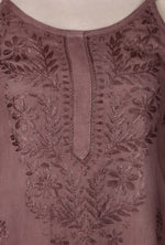 Load image into Gallery viewer, Jolly Strappy Chikankari Kurti - The Lucknowi Chikan