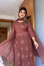 Load image into Gallery viewer, Khwab 3D Handwork Chikankari Kurti Set