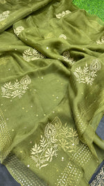 Load image into Gallery viewer, Pure Organza Silk Luxury Saree