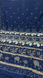 Load image into Gallery viewer, Apsara Premium Luxury Chikankari Saree - The Lucknowi Chikan